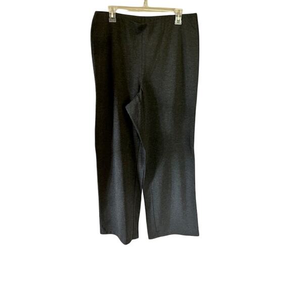 J. Jill Women’s 1X Dark Charcoal Gray Ponte Pants – Pull-On Comfort Fit - Picture 2 of 6